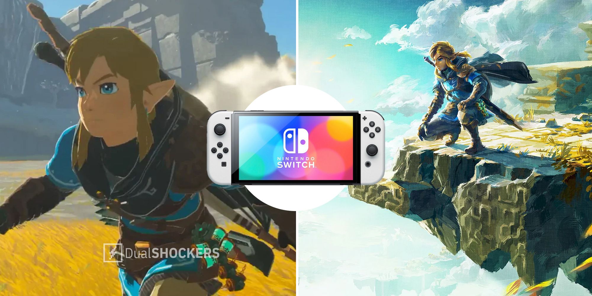 Rumour: Leaked Images Of A Zelda: Tears Of The Kingdom Switch OLED Model  Appear Online
