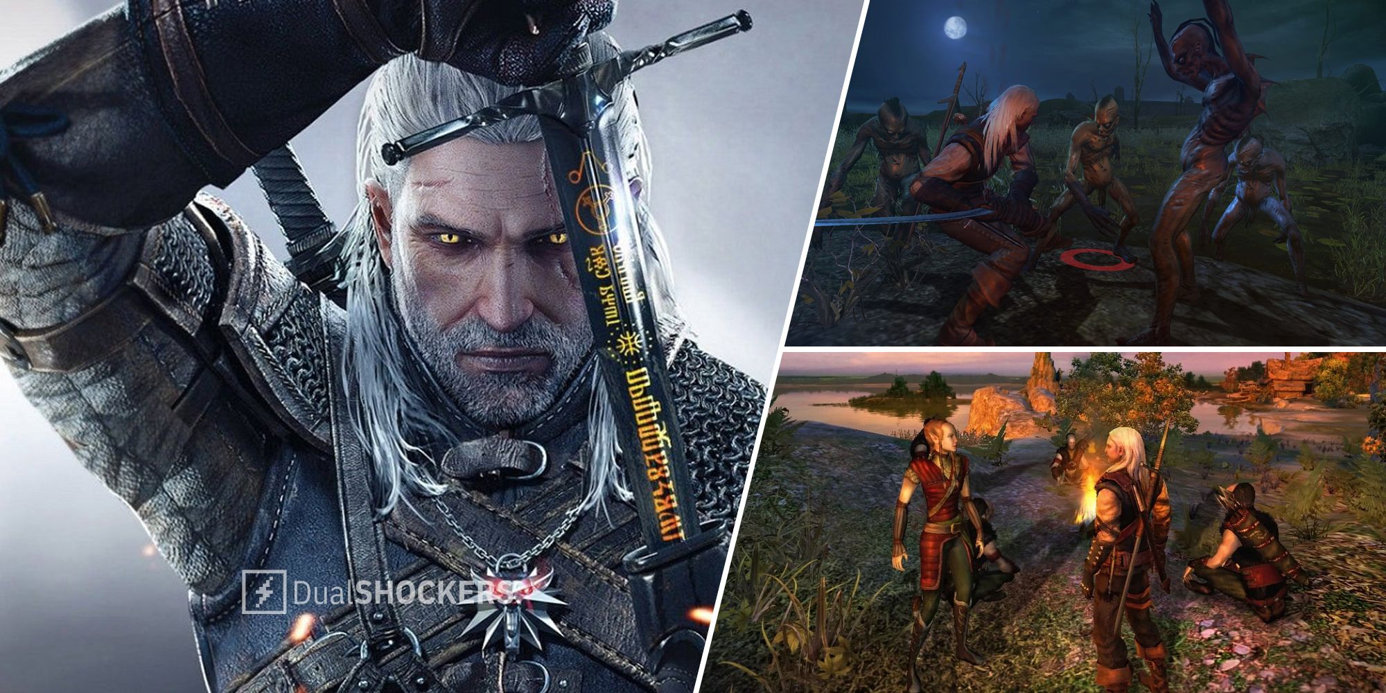 The Witcher Geralt of Rivia, The Witcher gameplay and battle