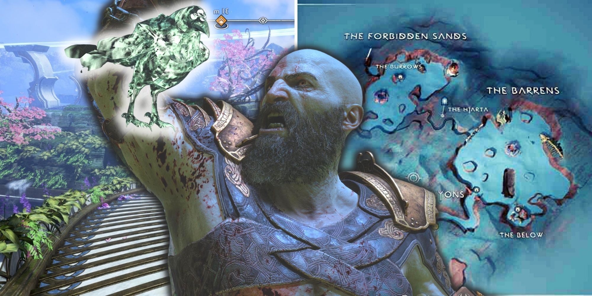 God of War Ragnarok All Alfheim Odin's Raven Locations 