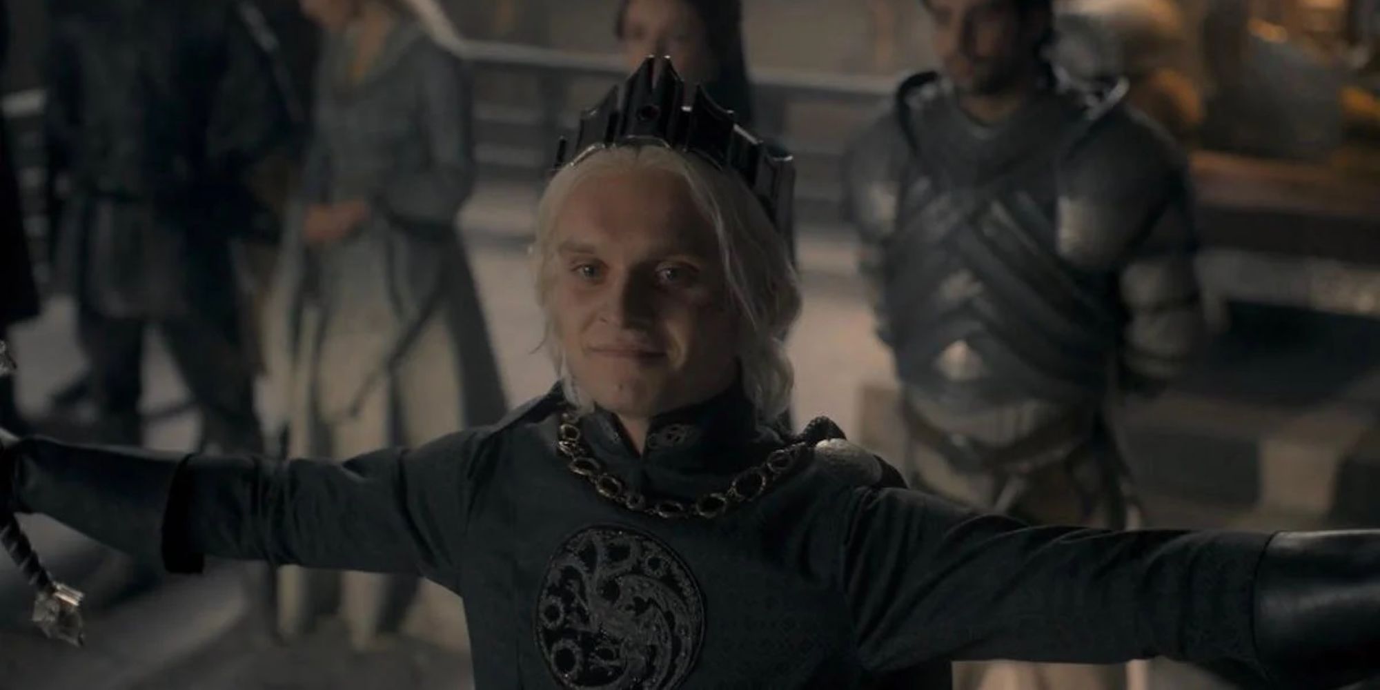 Aegon II Targaryen is crowned King of Westeros in HBO's House of the Dragon