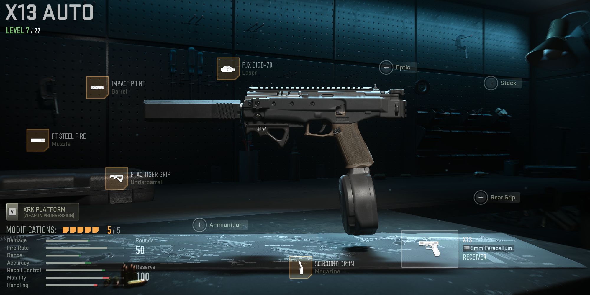 X13 Auto gunsmith in Warzone 2 & Modern Warfare 2 