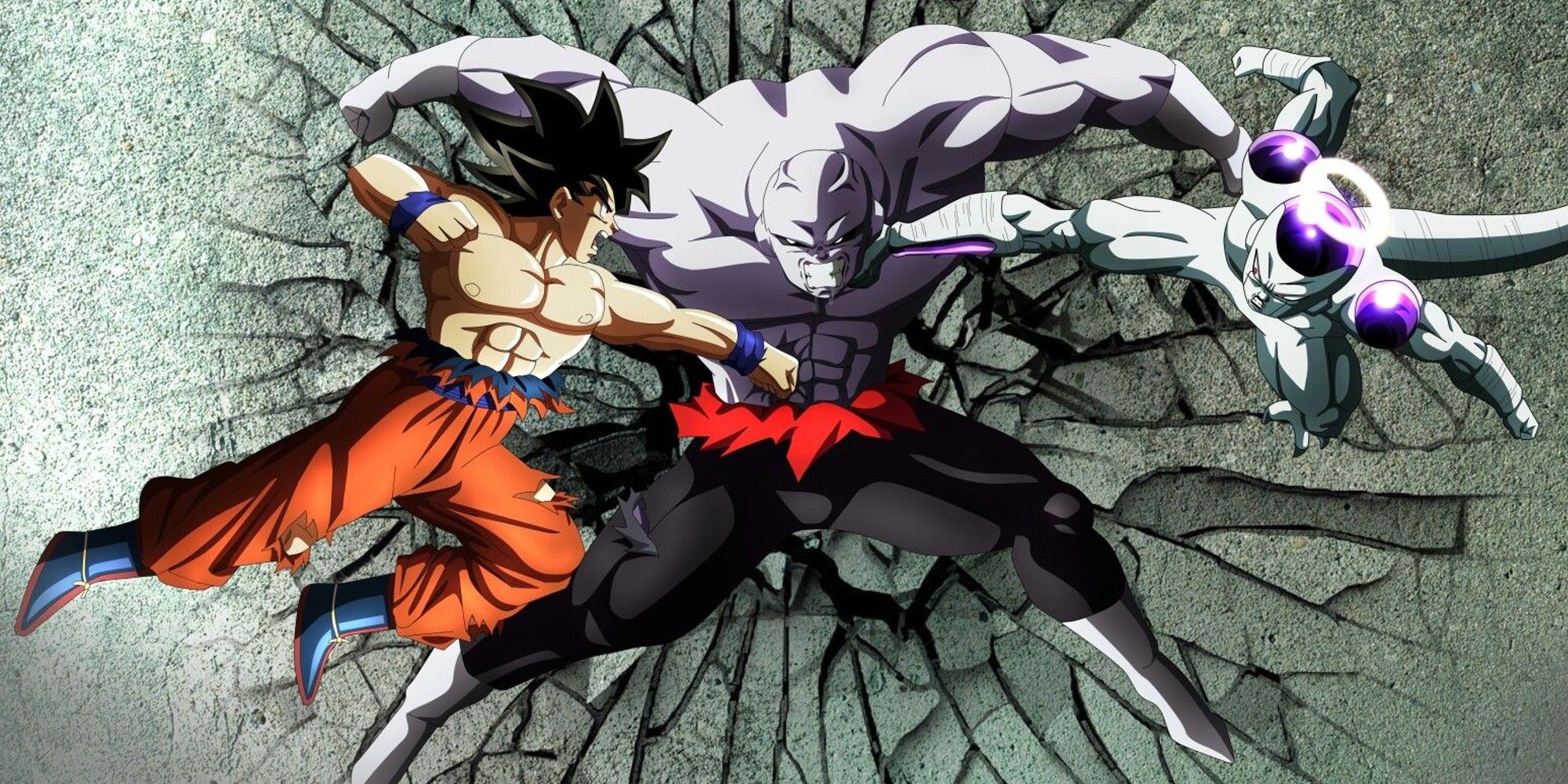 frieza and goku fighting jiren