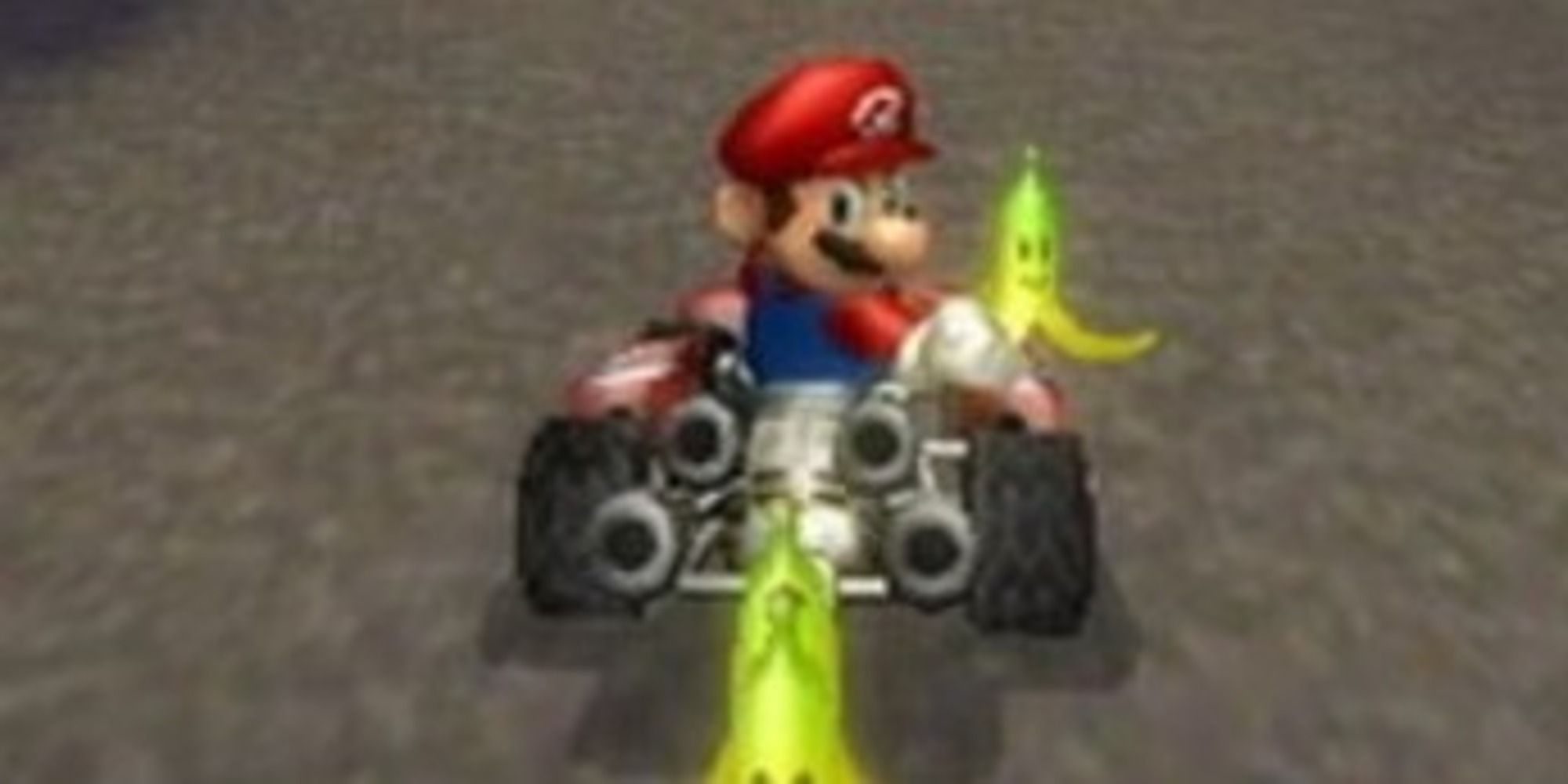Mario Kart Double Dash Mario using bananas