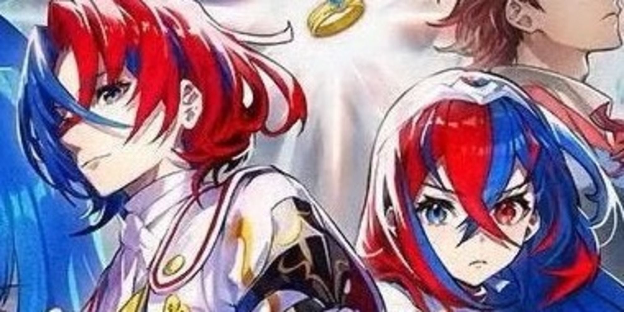 Fire Emblem Engage Alear male and female protagonist official art