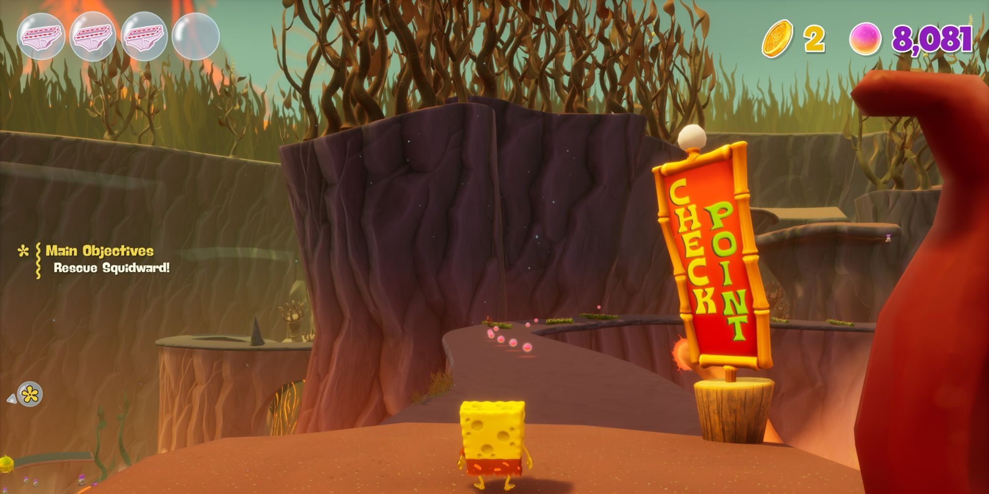 SpongeBob SquarePants The Cosmic Shake Prehistoric Kelp Forest Walkthrough