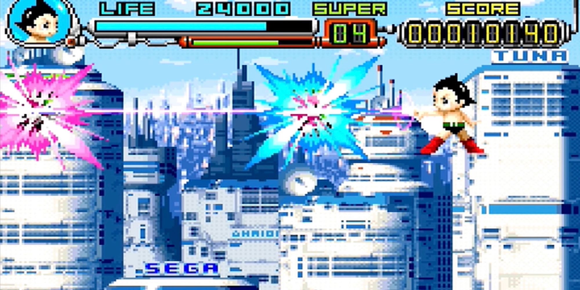 Gameplay from Astro Boy: Omega Factor