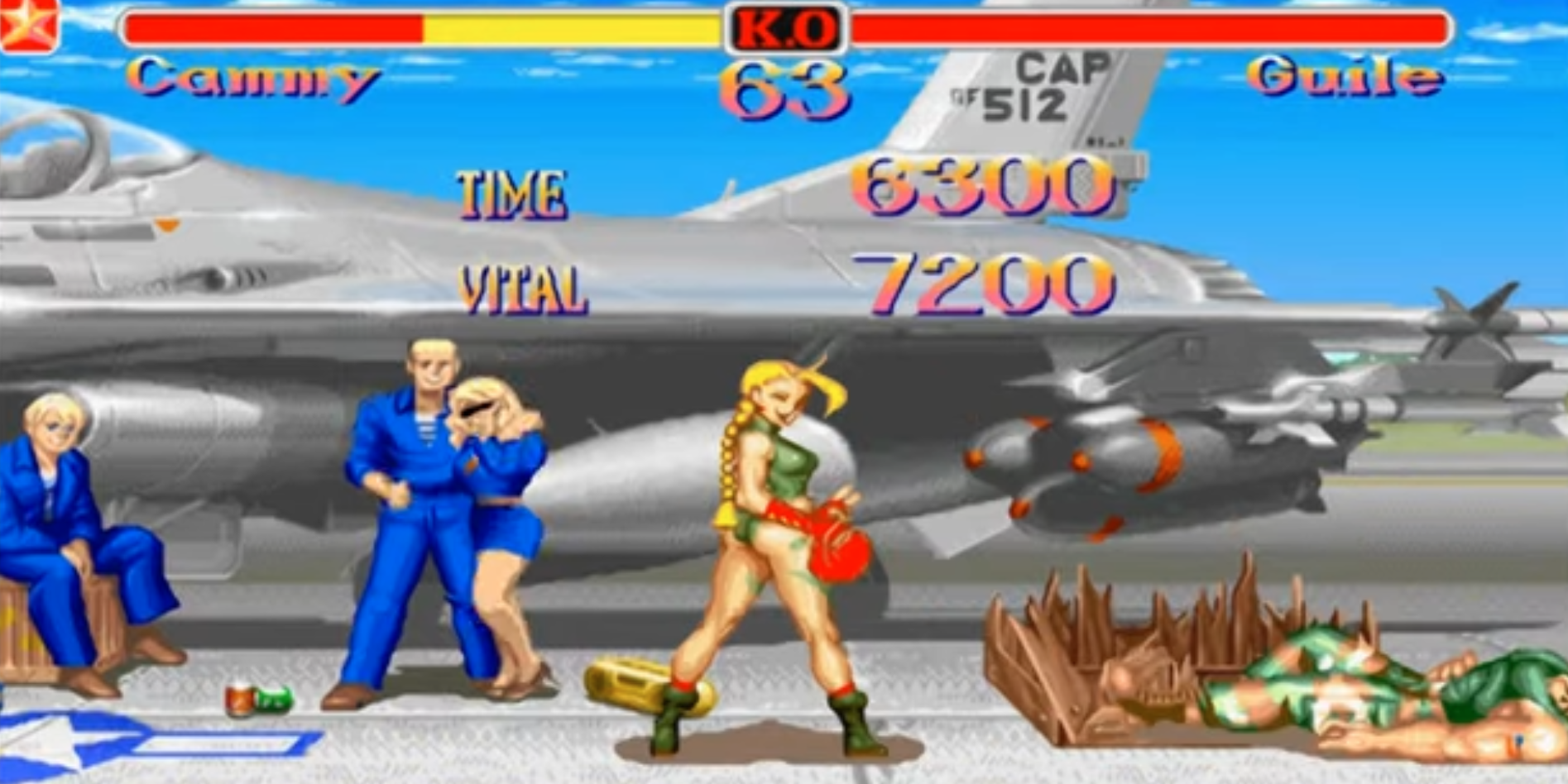 Street Fighter 2 Cammy vs Guile image