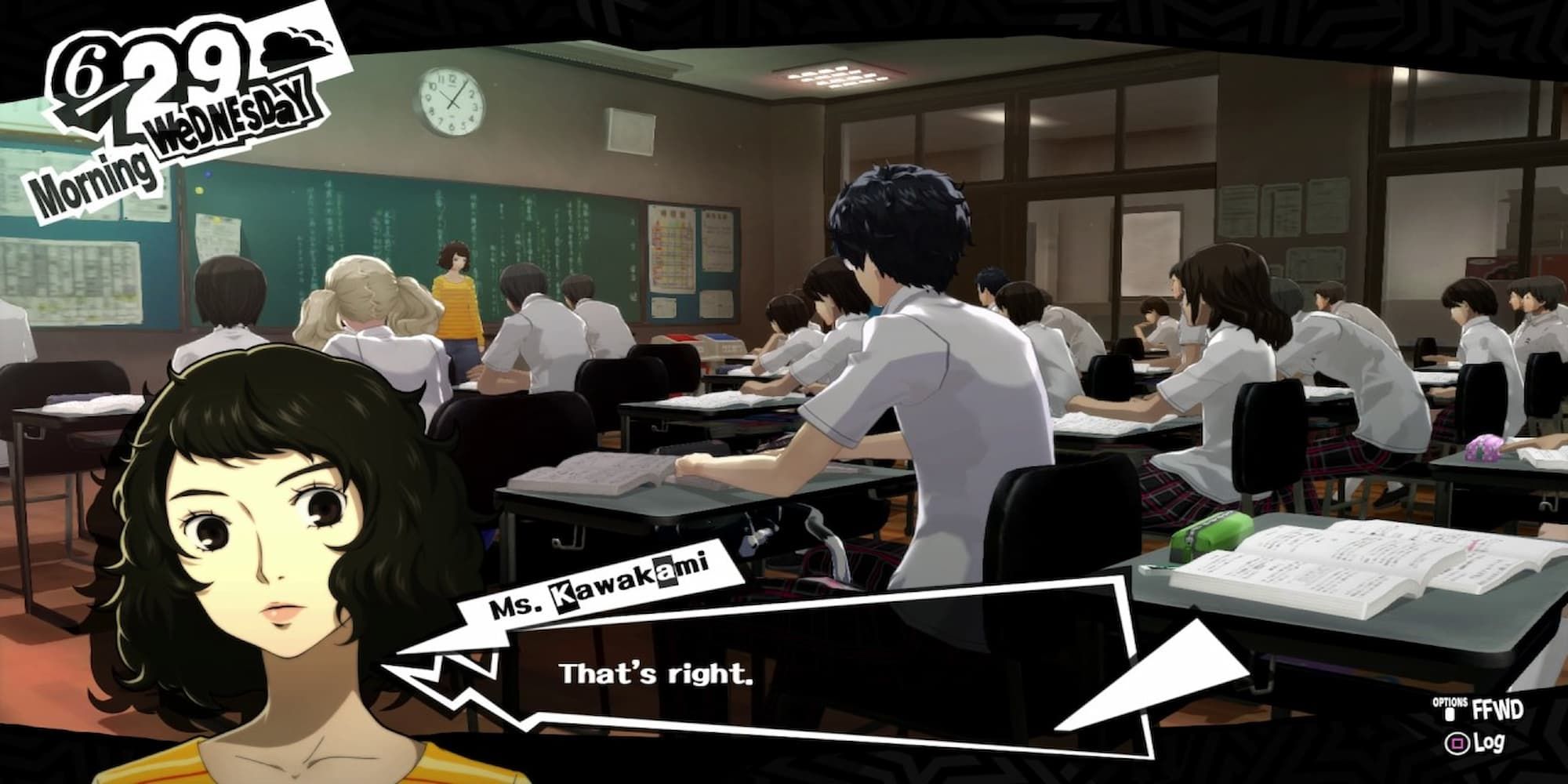 Ms. Kawakami Asking Questions In Class