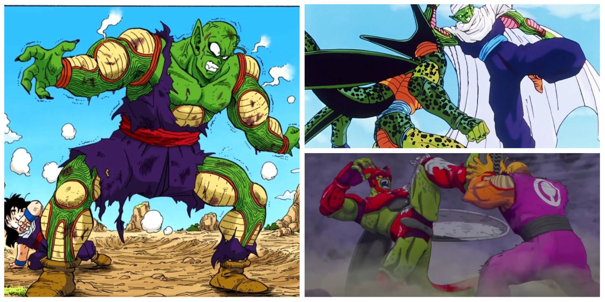 piccolo and his different battles