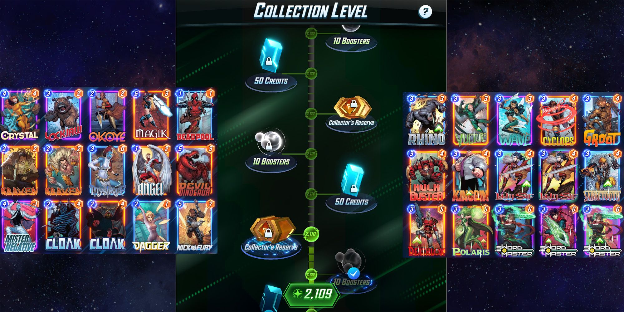 What 'Marvel Snap' Collection Level Do You Need To Hit To Get All Pool 3  Cards?