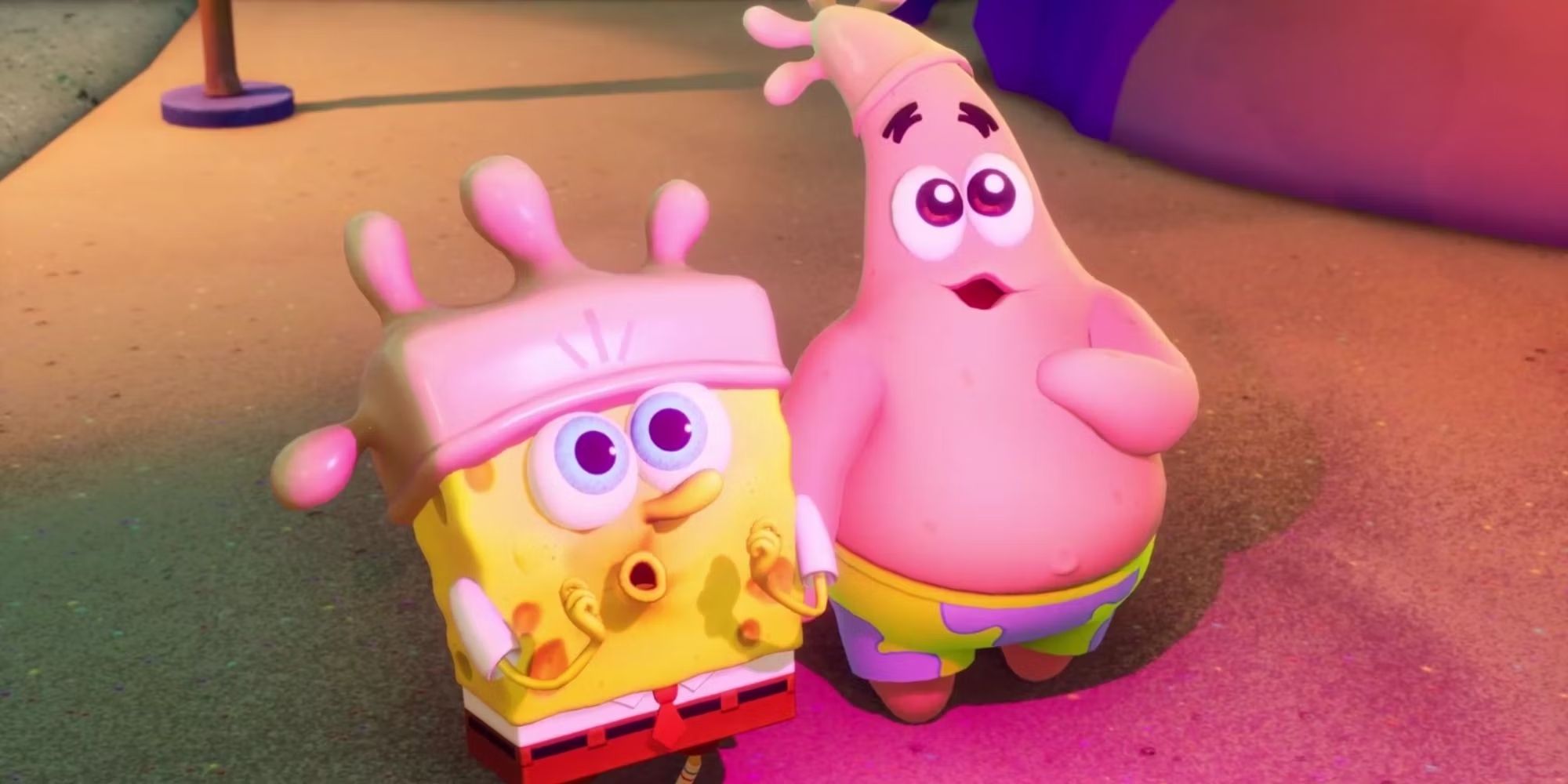 SpongeBob SquarePants: The Cosmic Shake SpongeBob And Patrick standing together