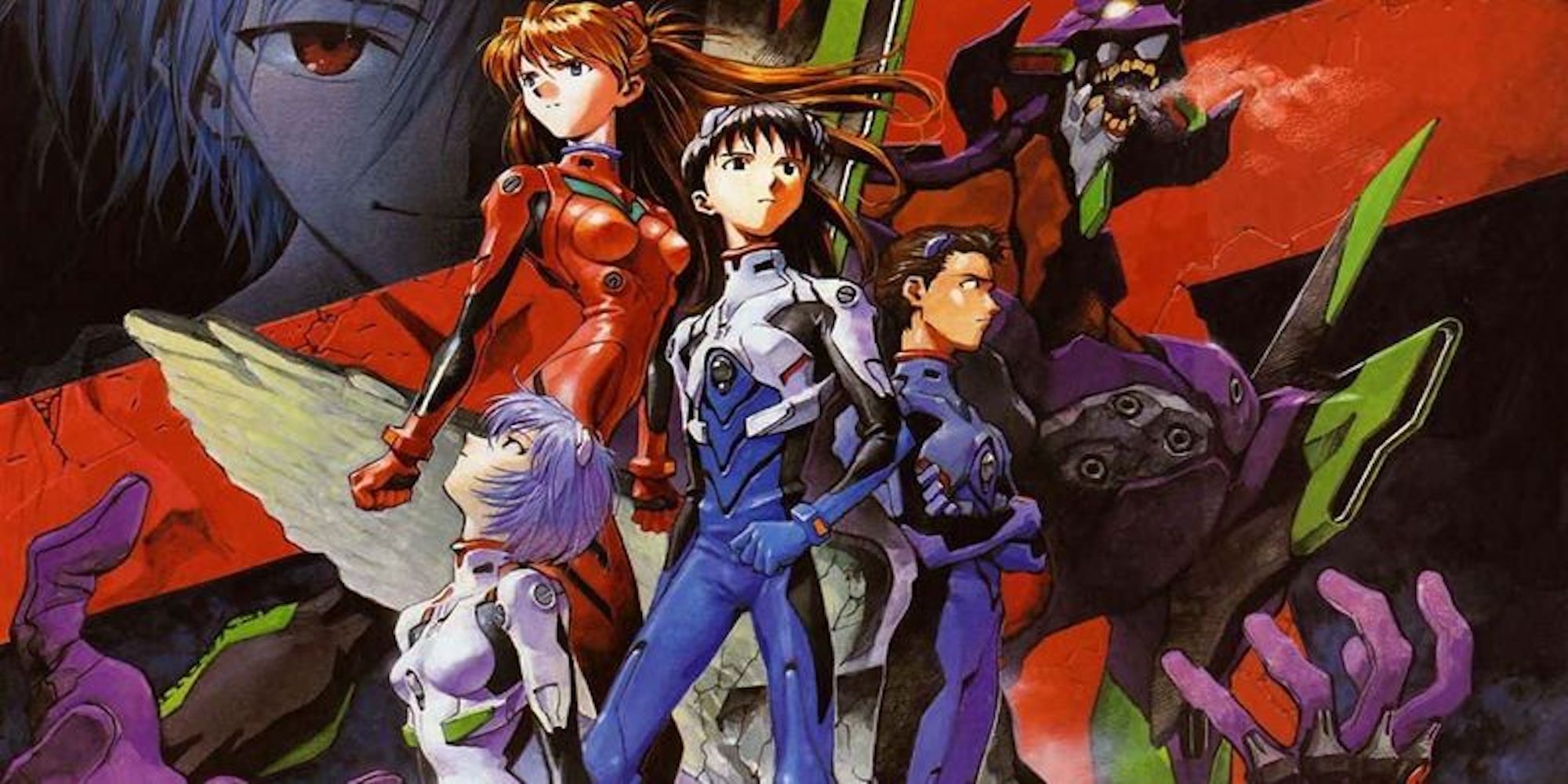 Official art for Neon Genesis Evangelion