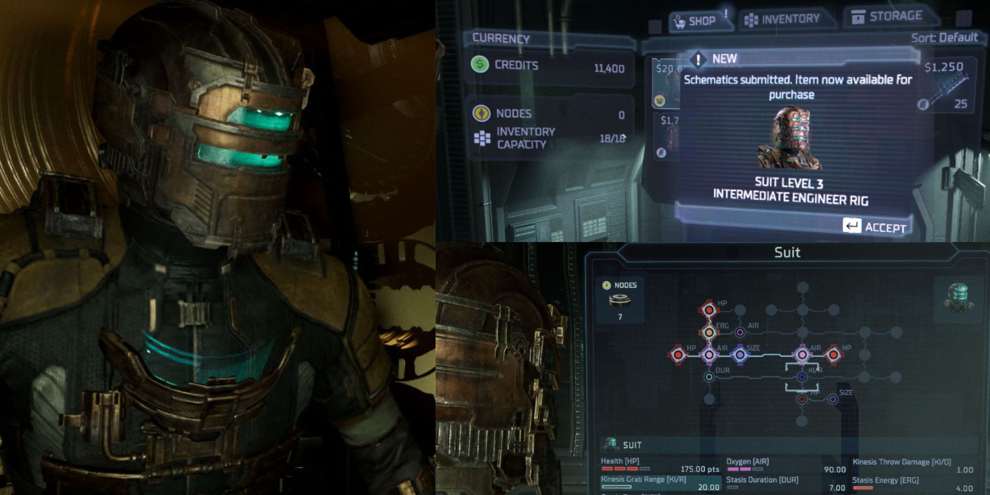 How to get Level 2 suit rig in the Dead Space remake