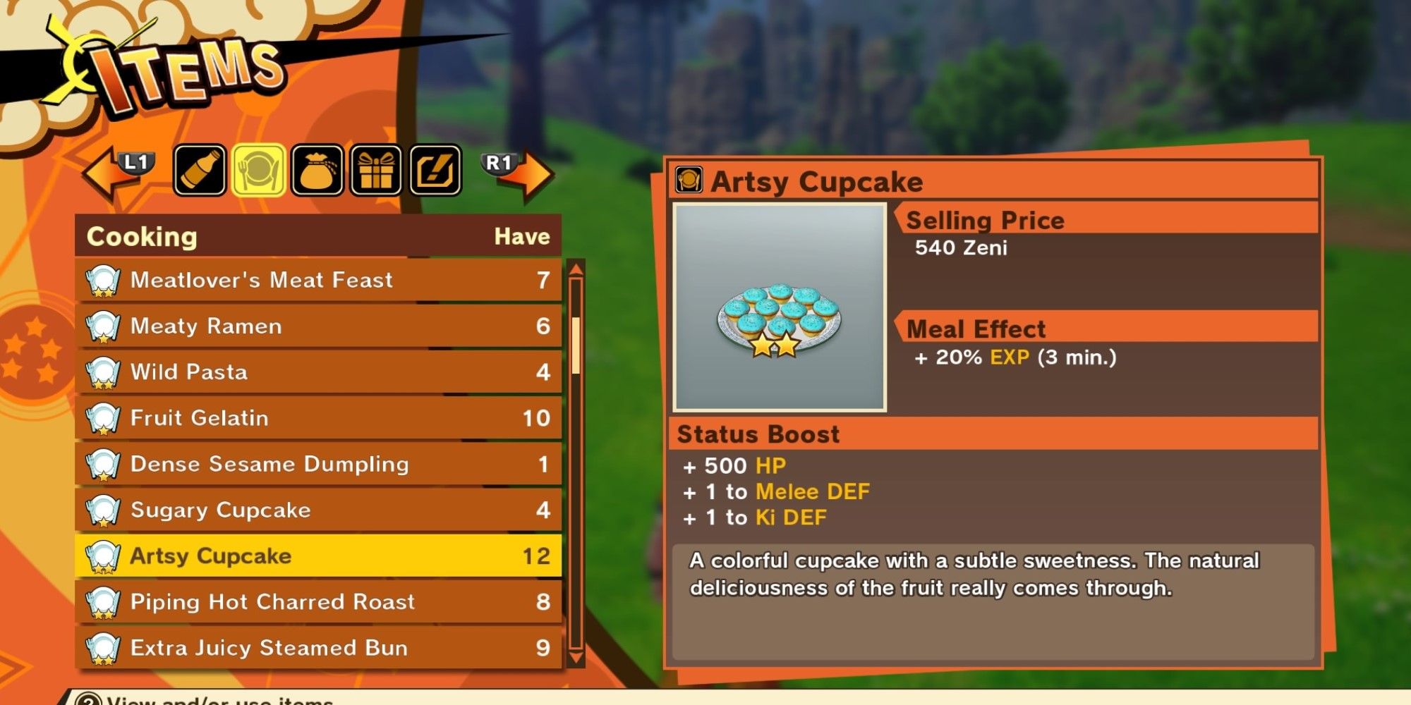 Dragon Ball Z Kakarot How To Make FullCourse Meals