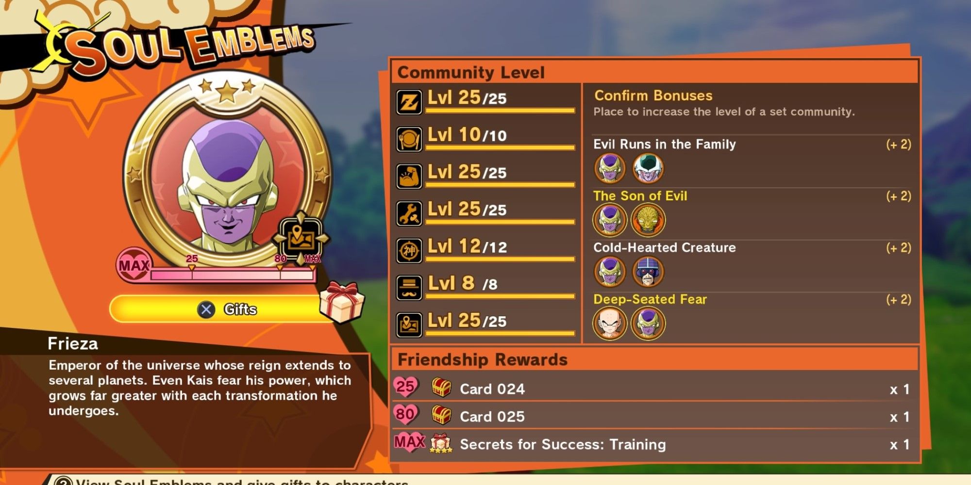 Dragon Ball Z Kakarot How To Use Soul Emblems And The Community Board