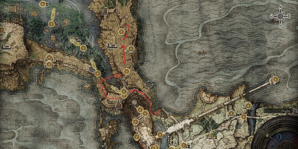 Directions for finding the Church of Vows in Elden RIng