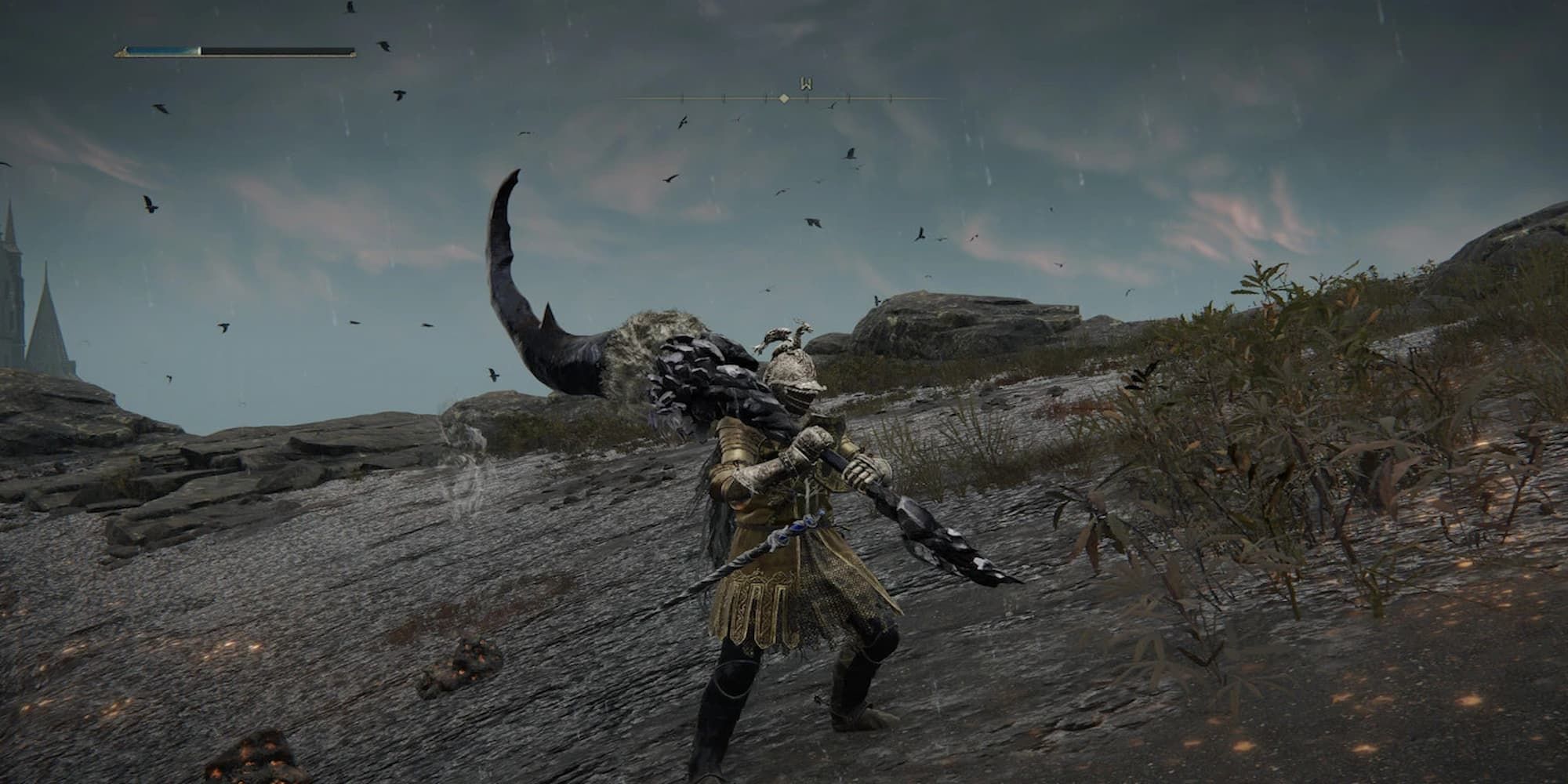 Player Holding The Fallingstar Beast Jaw In Two Hands