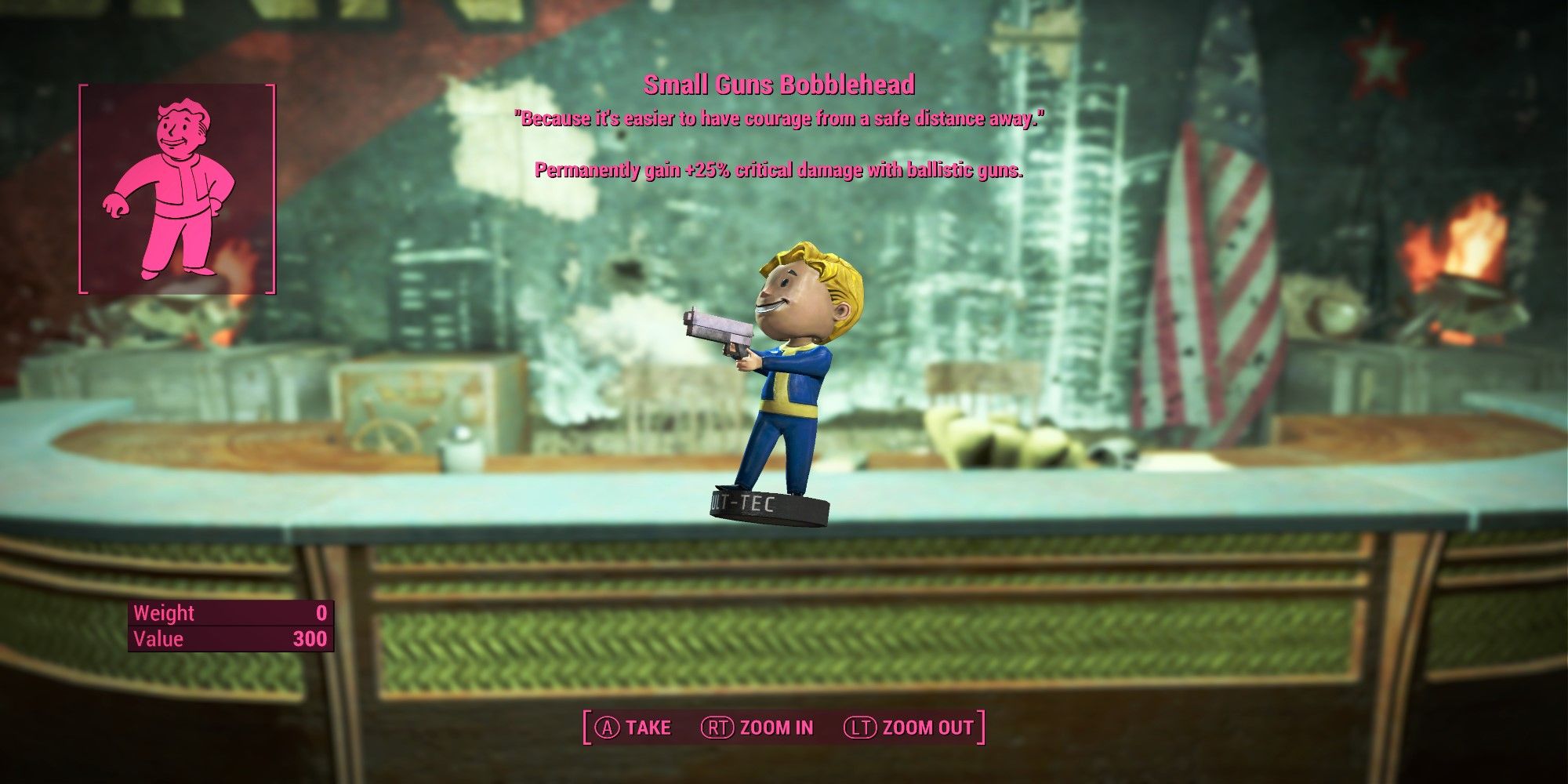 Fallout 4 Small Guns Bobblehead