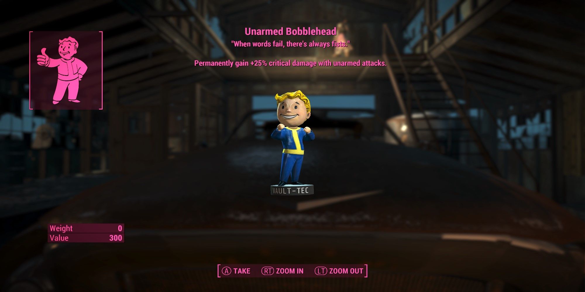 Fallout 4 Bobblehead Location Guide   Fallout 4 Unarmed Bobblehead 