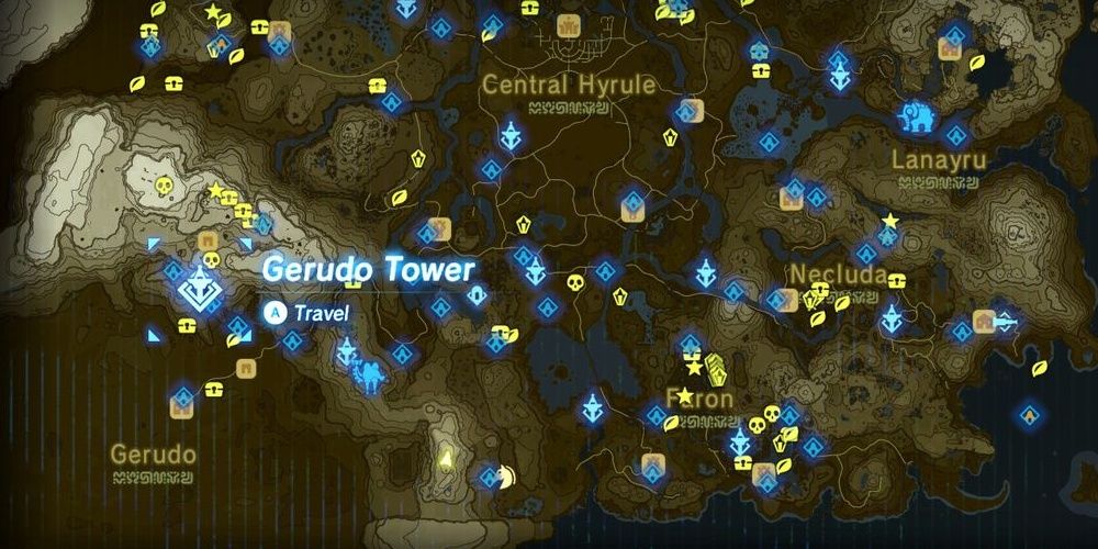 Breath Of The Wild Where To Find The Thunder Helm   Gerudo Location Cropped 