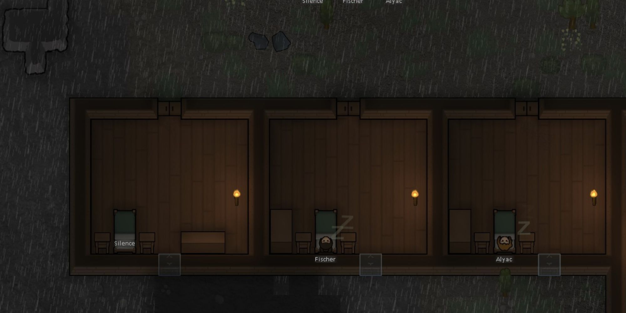 Housing in Rimworld set up