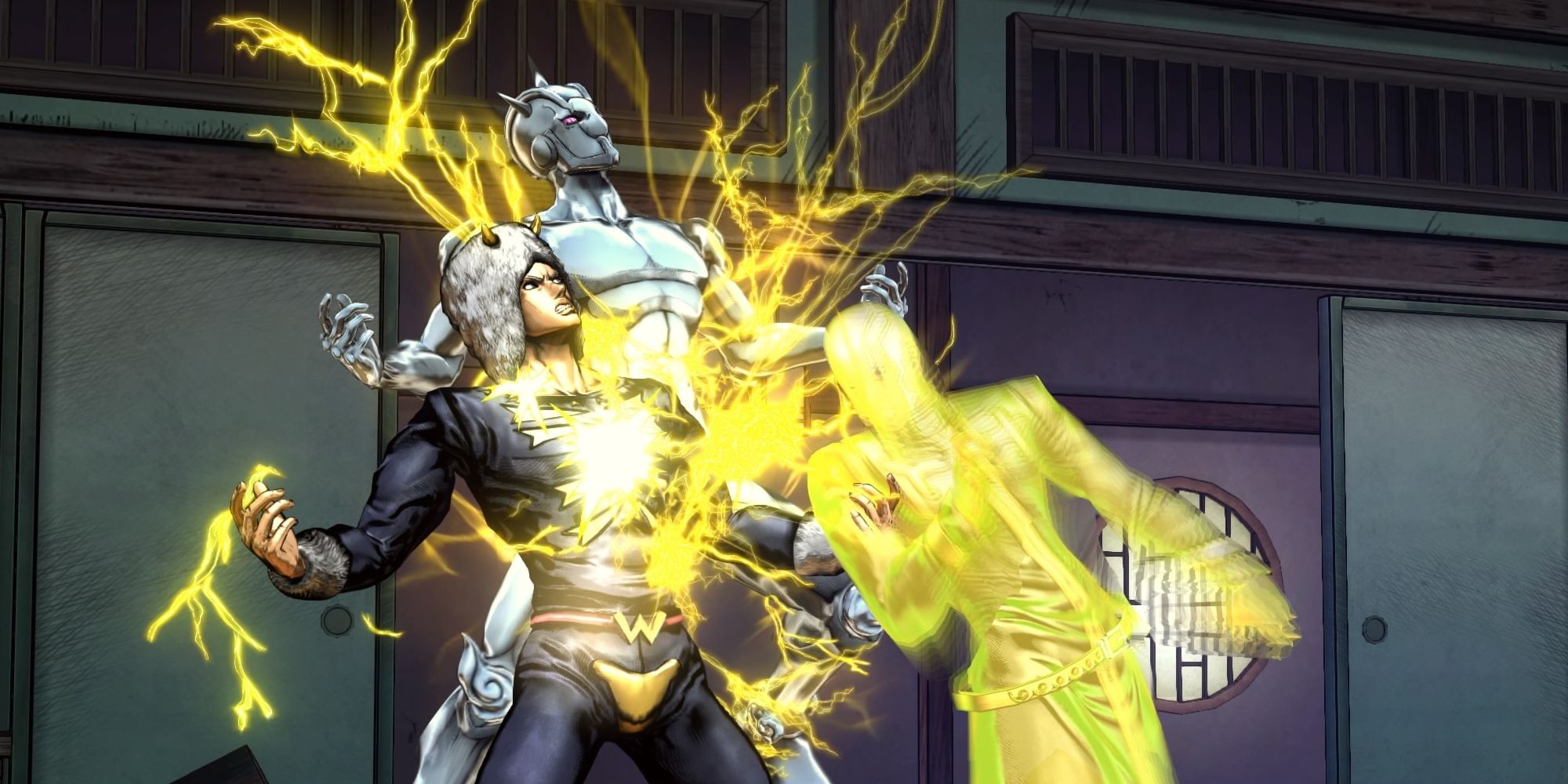 Weather Report electrifies Pucci with his Stand in JoJo's Bizarre Adventure All-Star Battle R