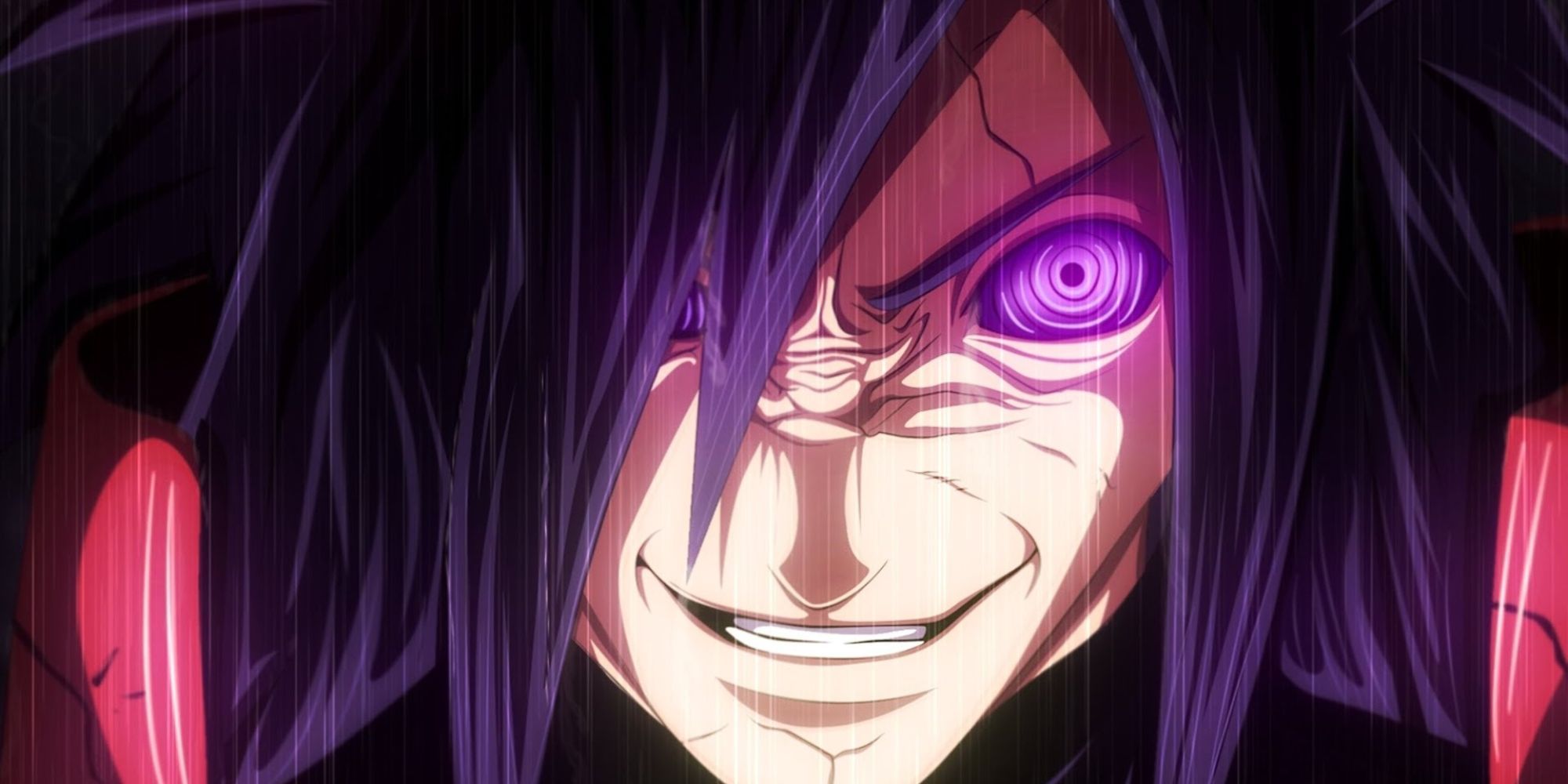 Naruto Madara Uchiha with a cruel smile