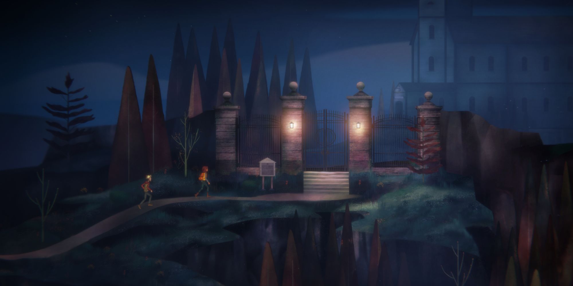 Image shows North Camena Community Center in OXENFREE II.