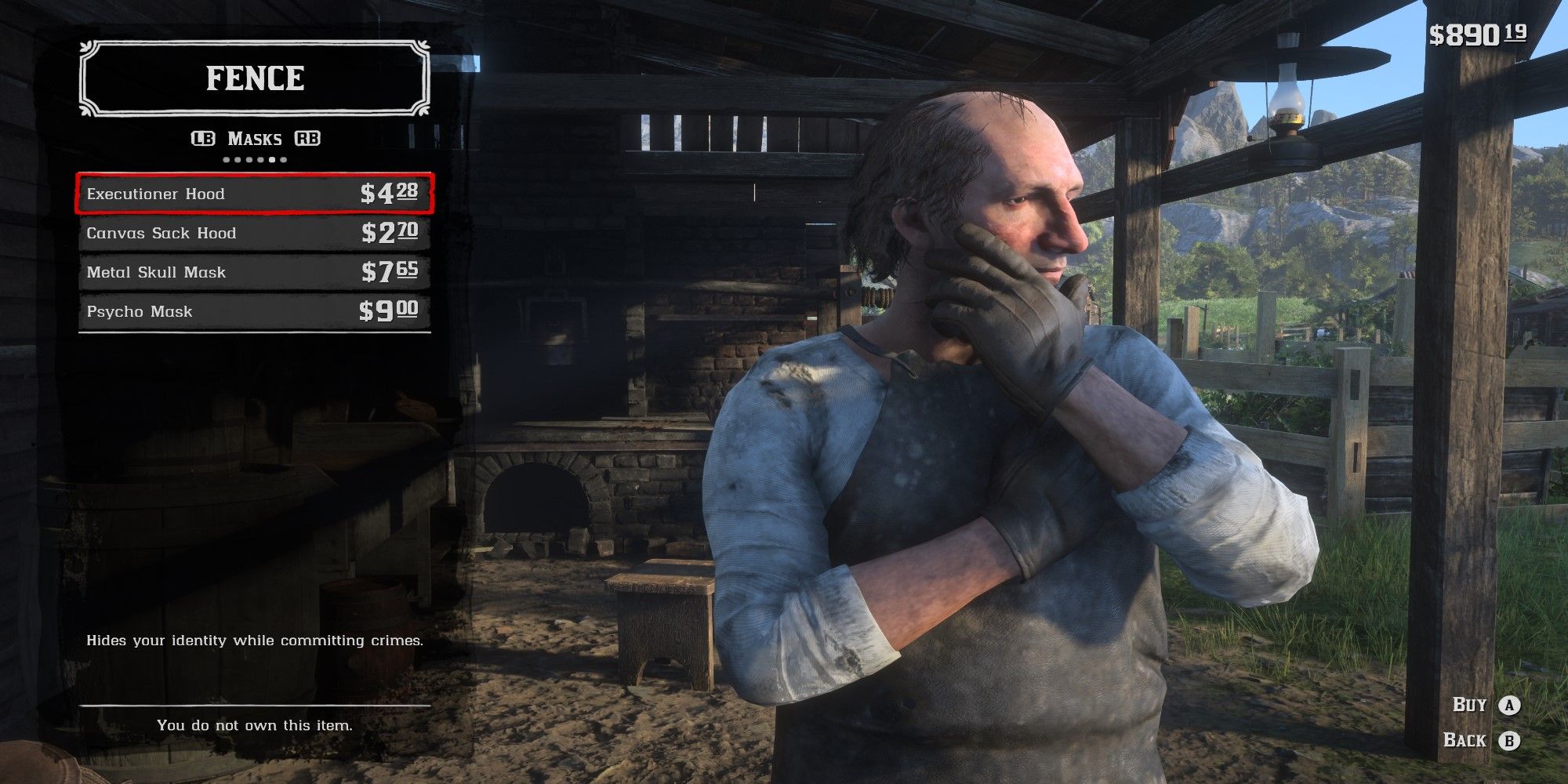 Where To Buy Masks In Rdr2 Online Red Dead Redemption 2: All Large Mask Locations