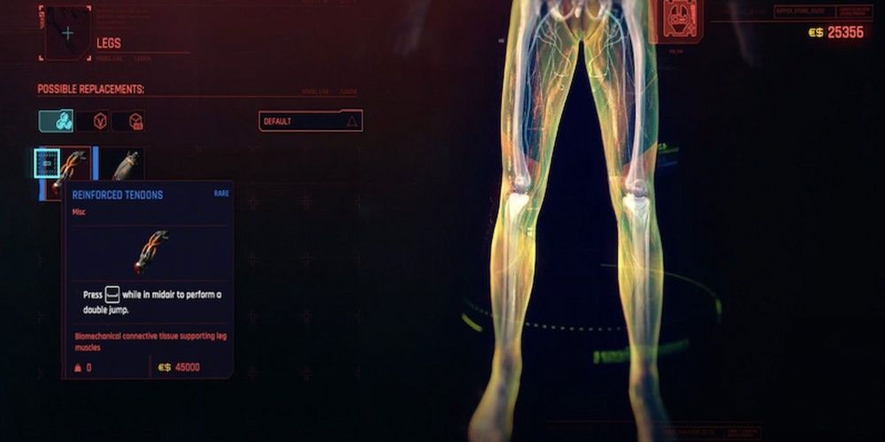 The Reinforced Tendons Cyberware From Cyberpunk 2077