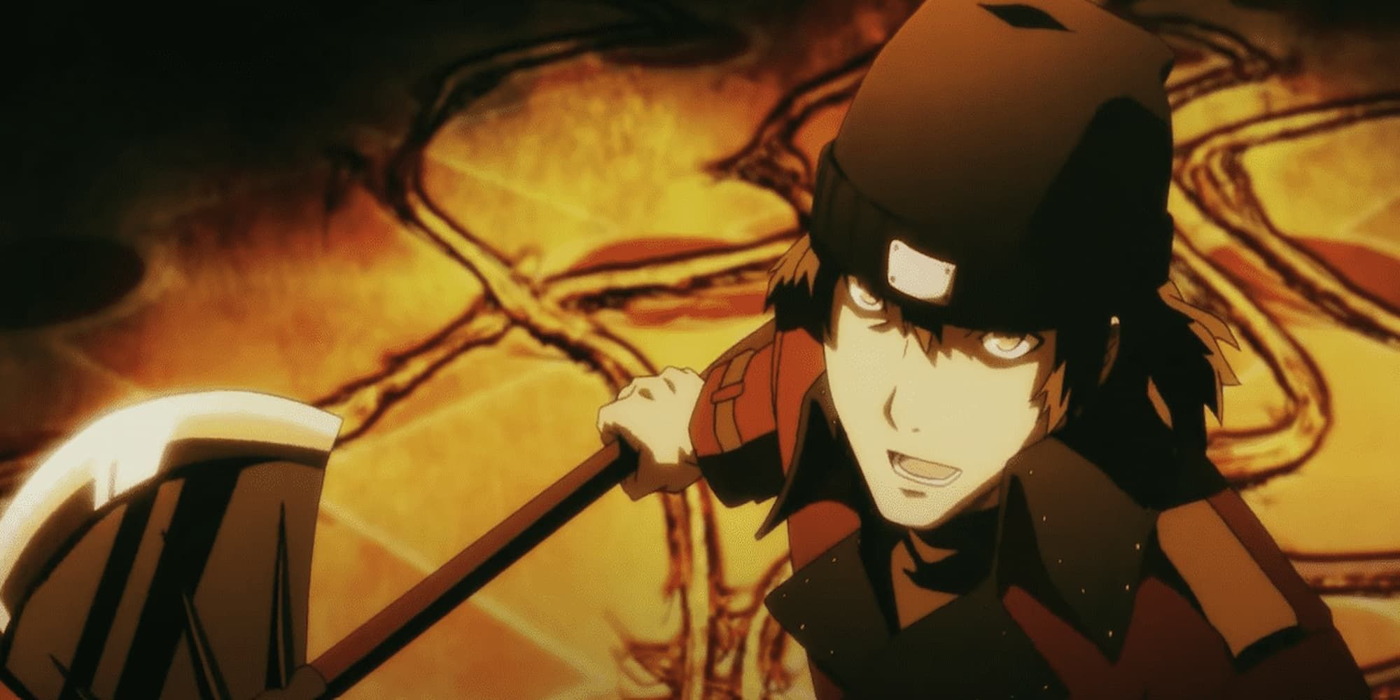 Shinjiro In The Dark Hour With His Battle Axe