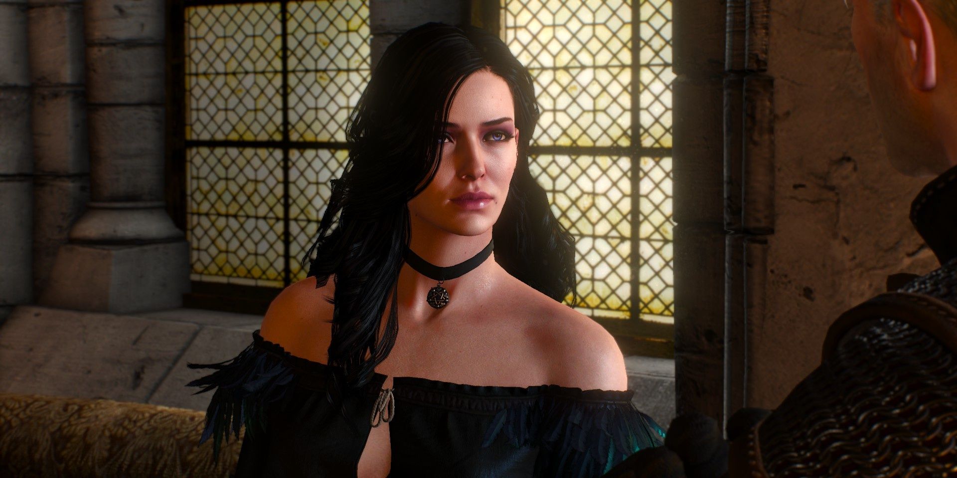 Sorceress Yennefer from The Witcher 3