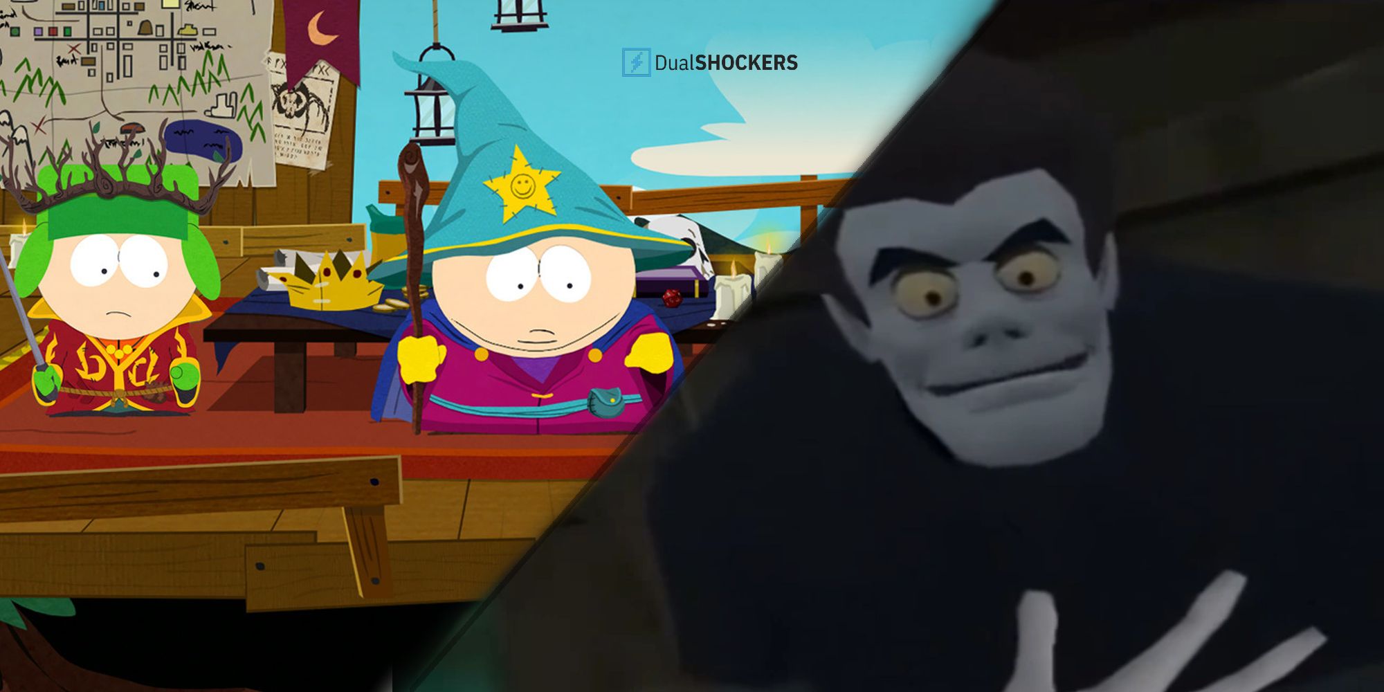 Split Image South Park The Stick Of Truth Screenshot Scooby Doo Night Of 100 Frights Screenshot-1