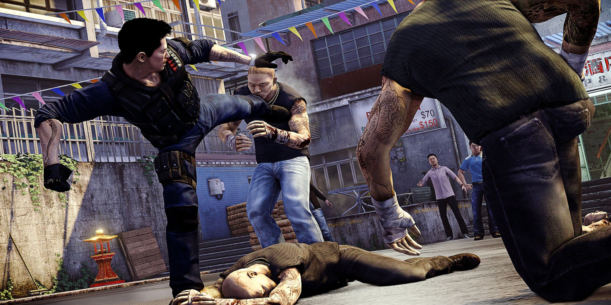 Fighting gameplay from Sleeping Dogs
