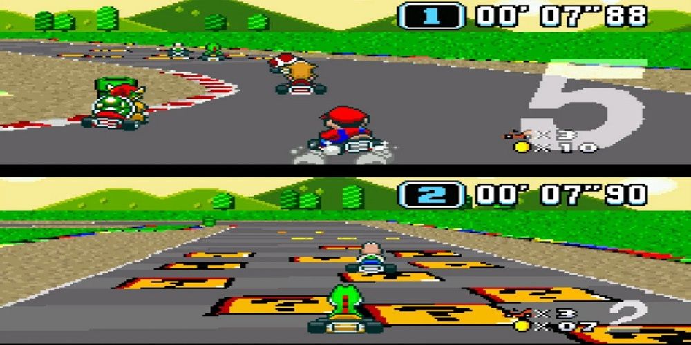 Gameplay De Super Mario Kart
