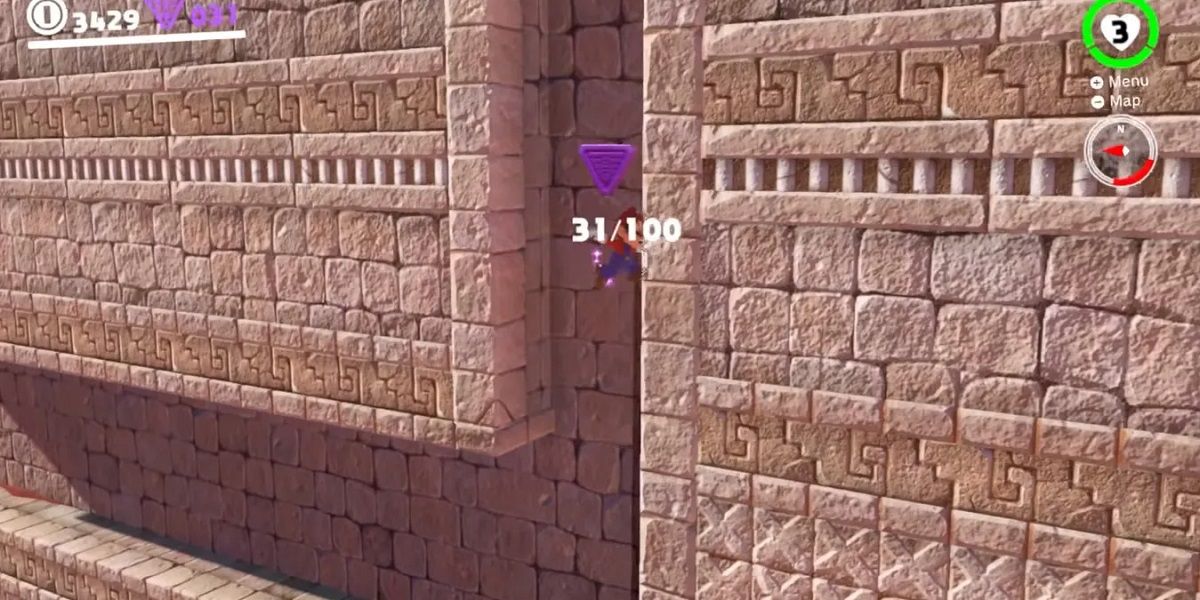 Super Mario Odyssey Sand Kingdom Mario Wall Jump