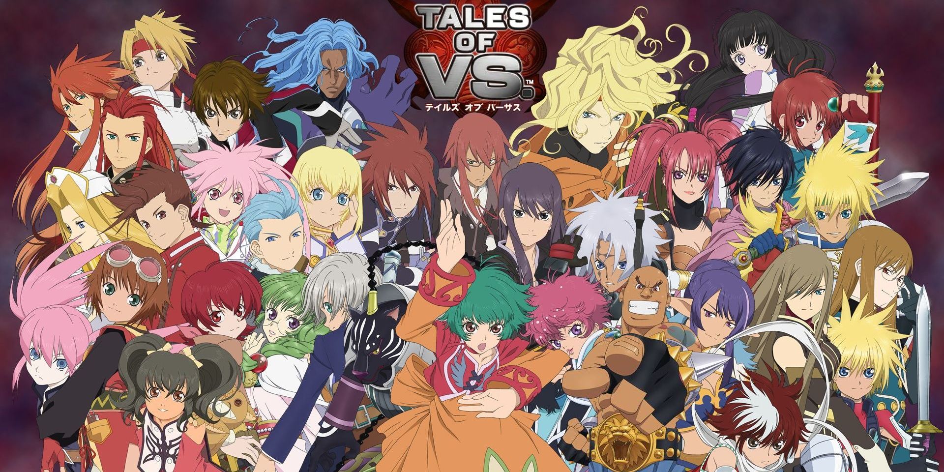 All the heroes and villains who strike their combat positions in Tales of VS.