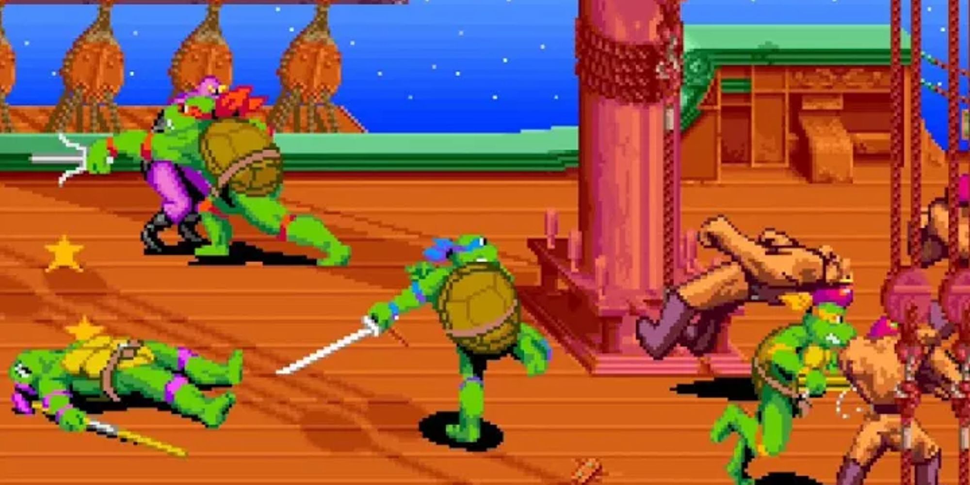 Teenage Mutant Ninja Turtles Turtles In Time Screenshot