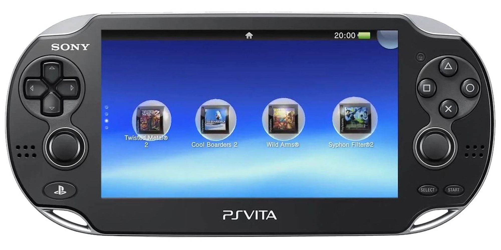 ps vita with ps one game bubbles