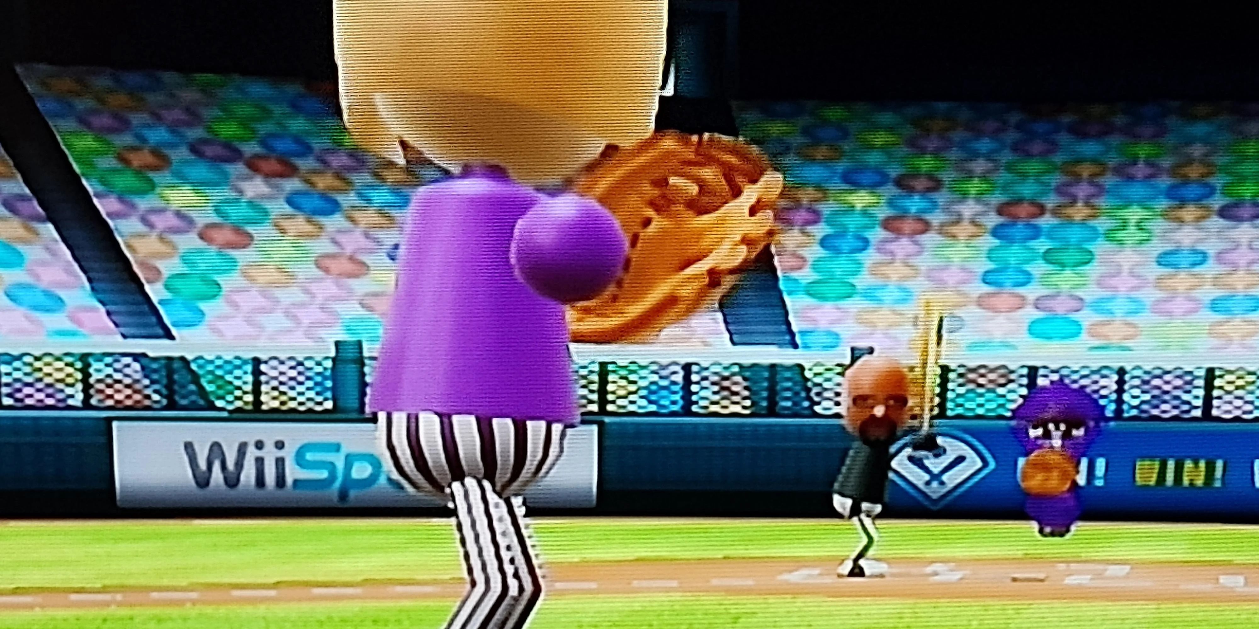 Wii Sports baseball game