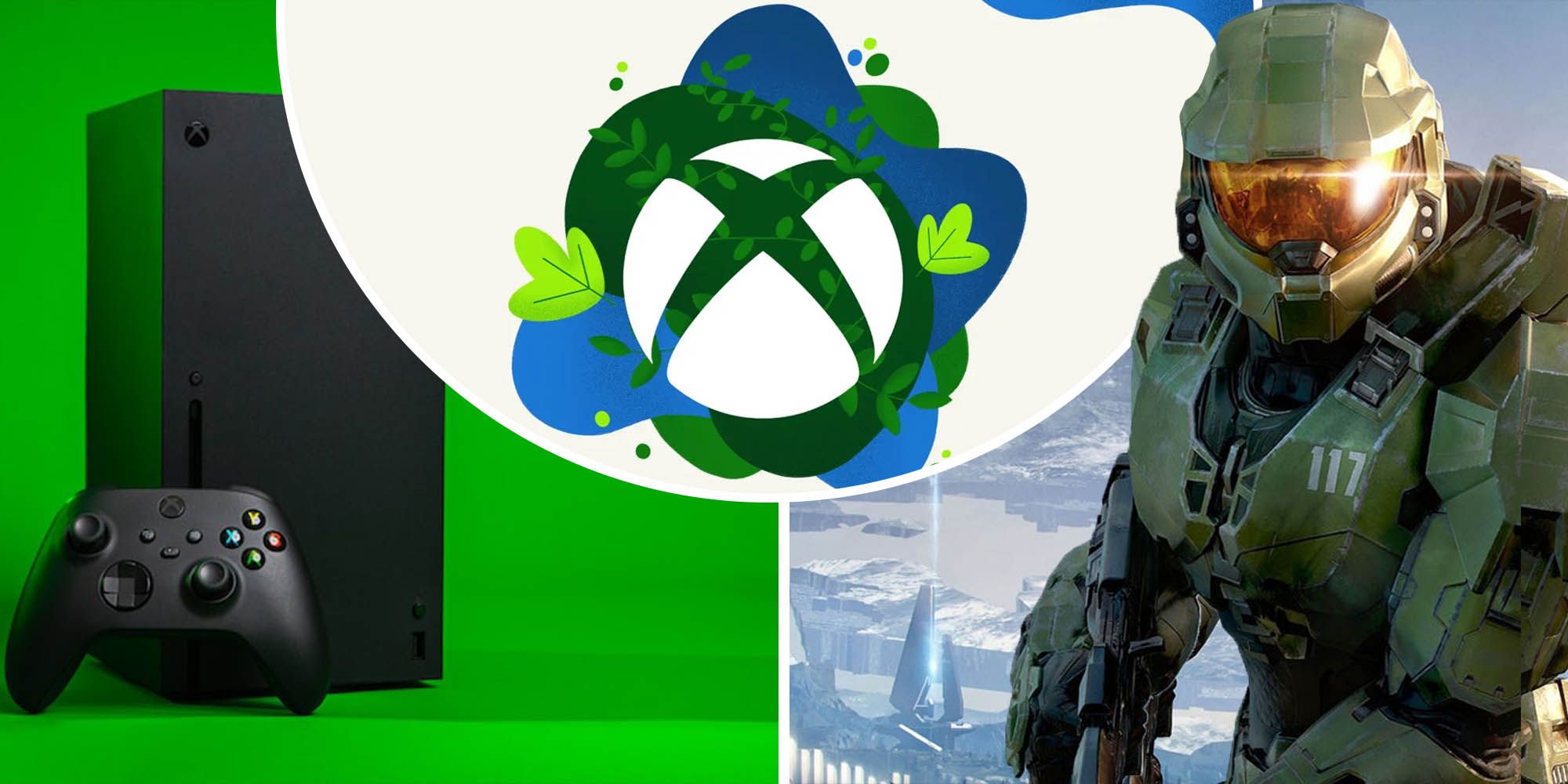 Xbox carbon awareness logo Halo Master Chief