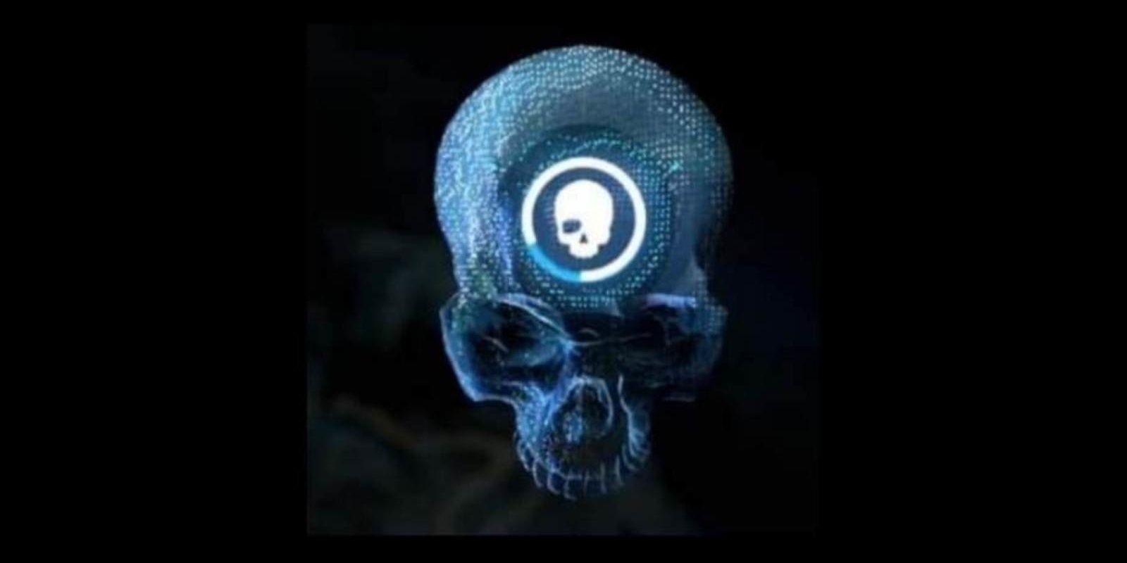 Black Eye Skull with its unique symbol in Halo Infinite. 