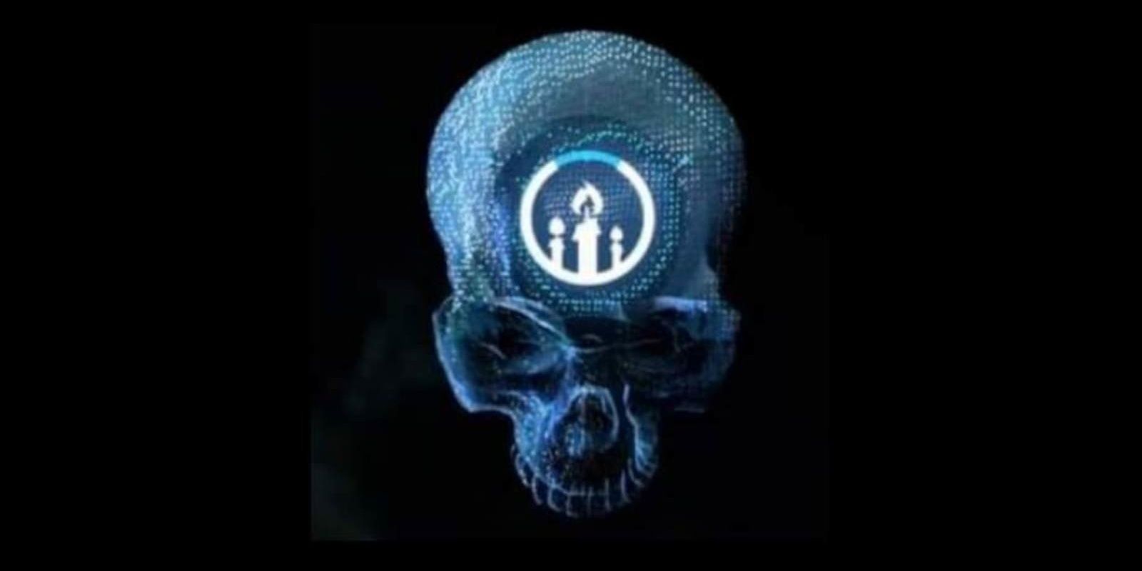 Grunt Birthday Skull with its unique symbol in Halo Infinite. 