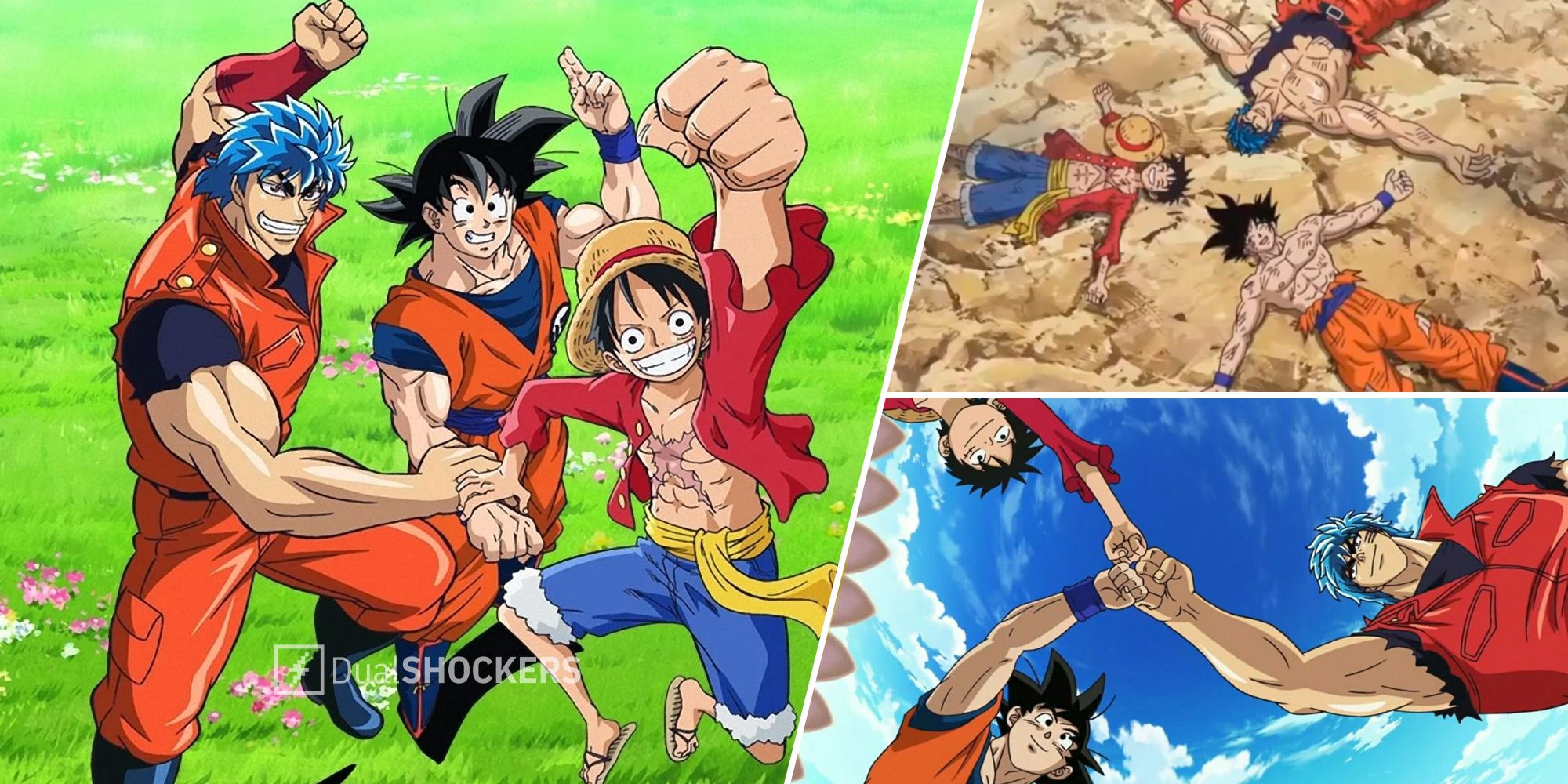 Adult Swim's Toonami One Piece, Dragon Ball Z, Toriko anime crossover