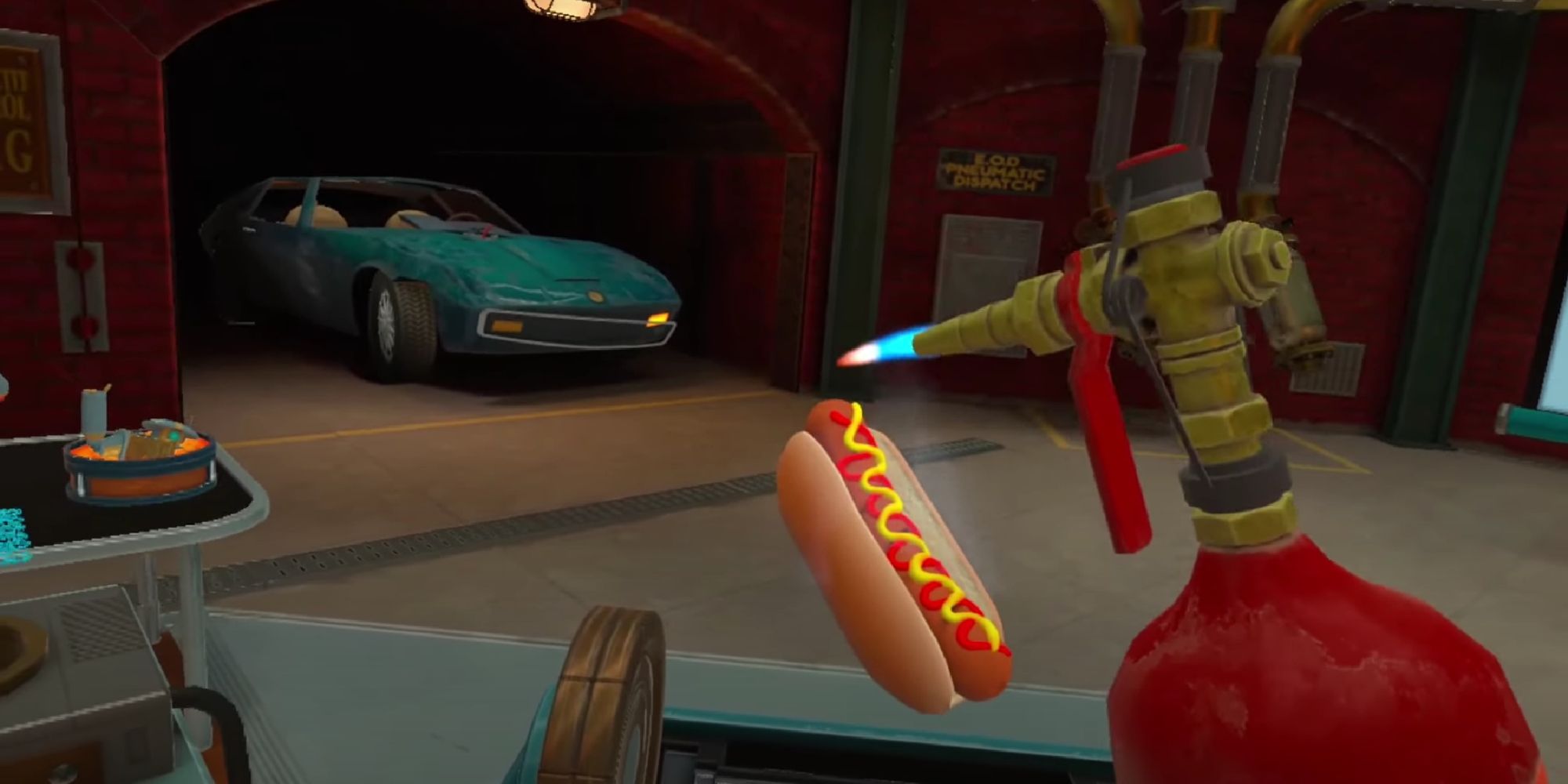 I Expect You To Die 3 hot dog
