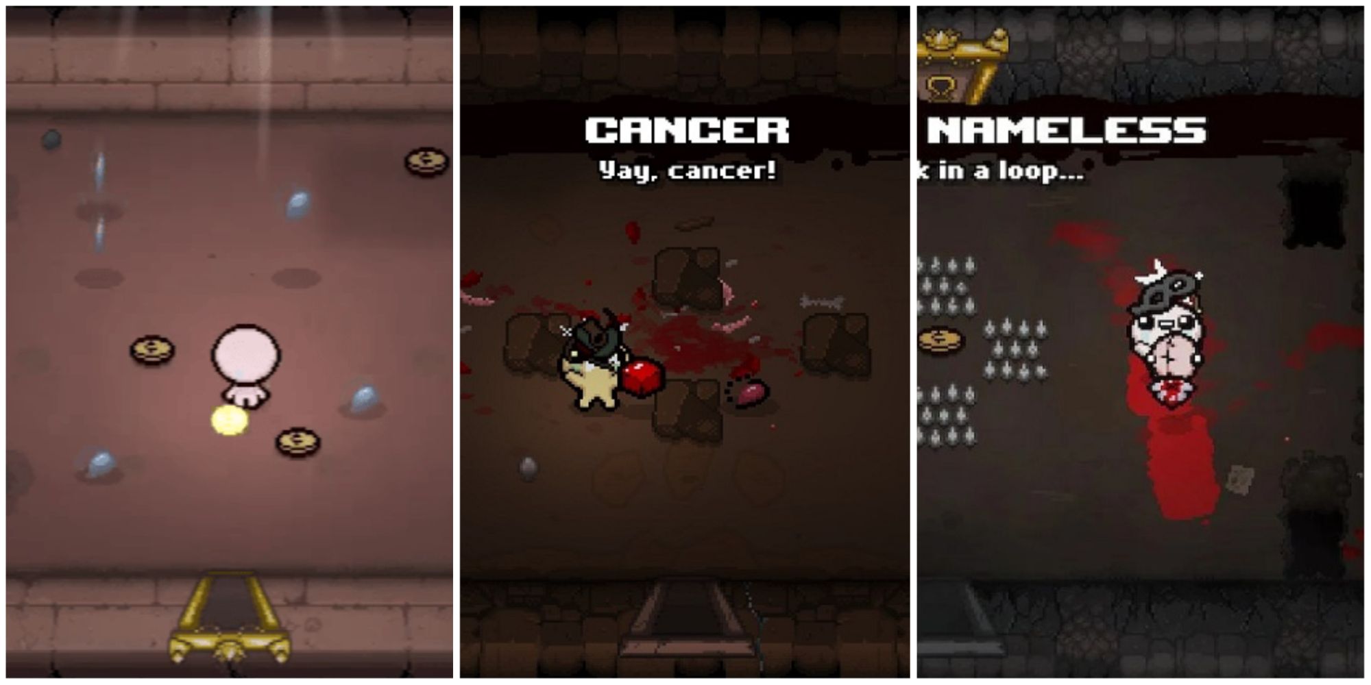 binding of isaac best trinkets collage