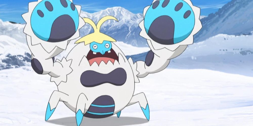 Crabominable in the Pokémon anime. 