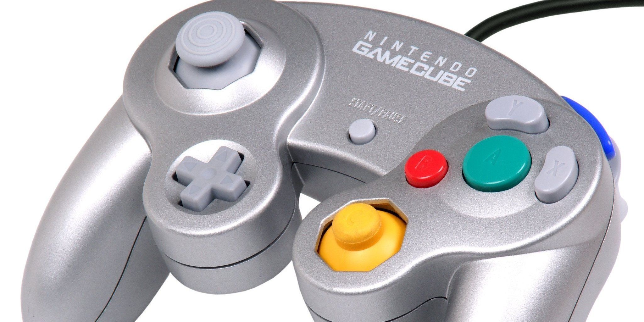 Nintendo Gamecube Silver Controller GCN Game Cube control button