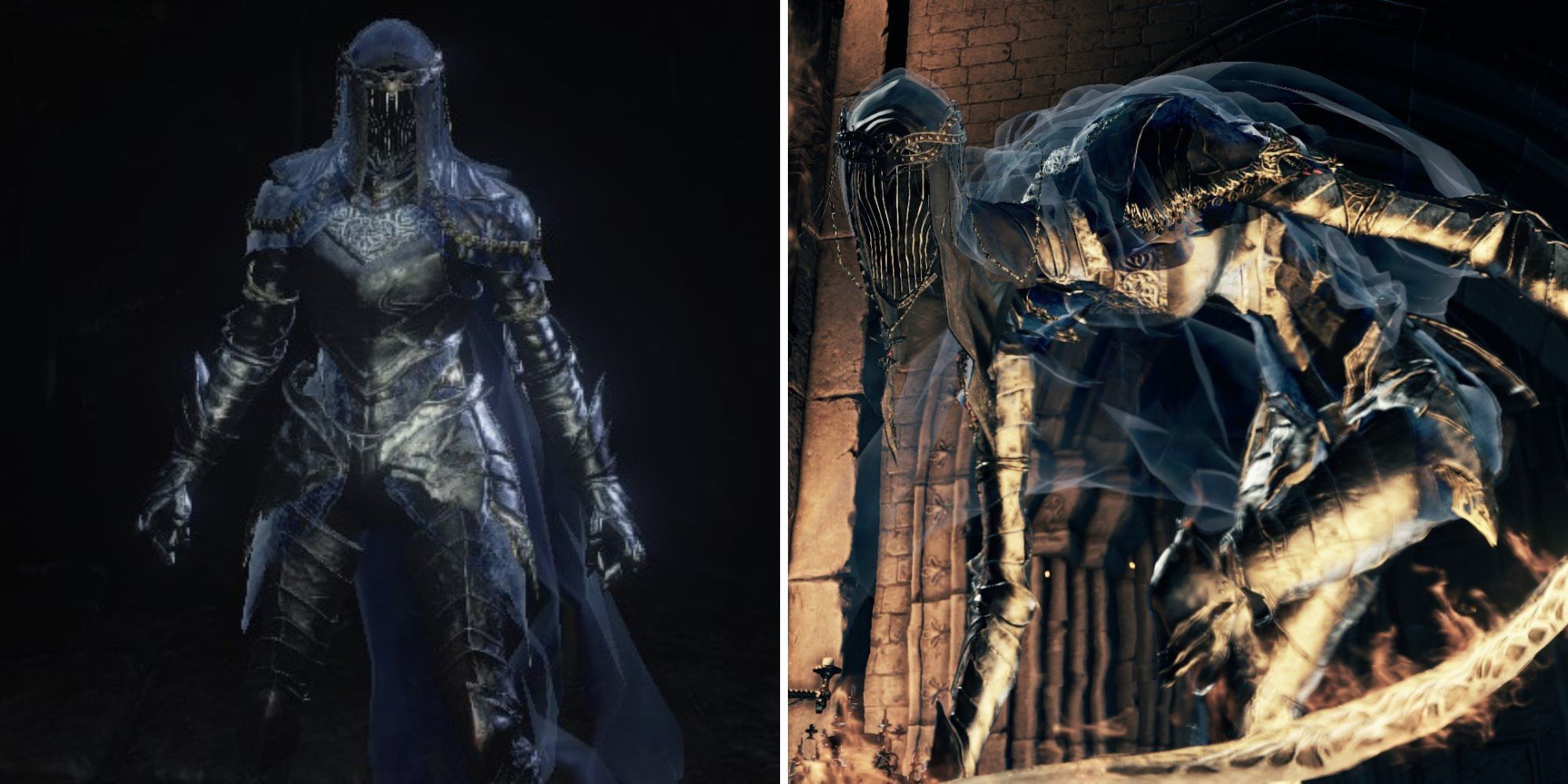 Dancer armor set and Dancer of the Boreal Valley (Dark Souls 3)