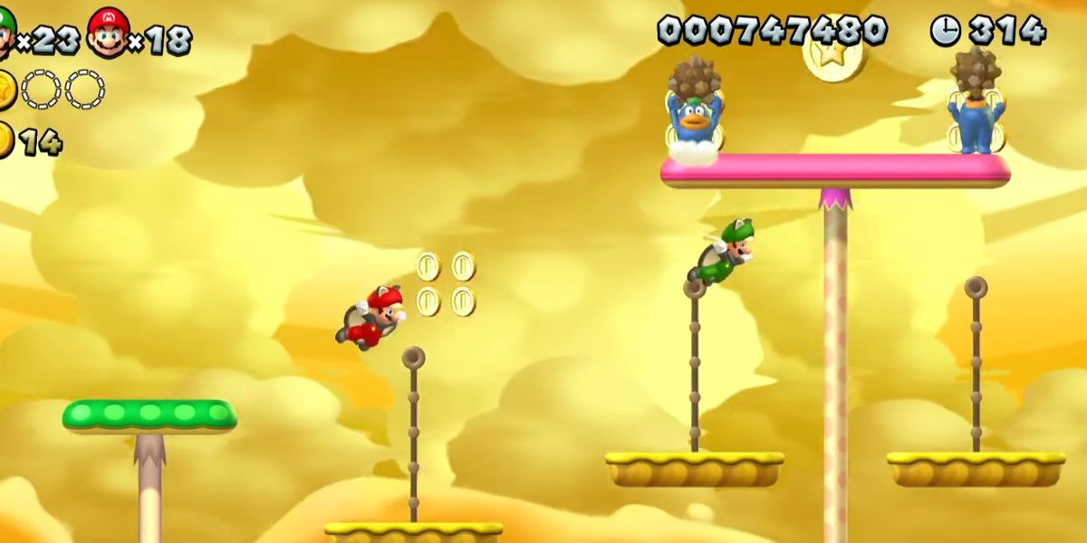 New Super Mario Bros. U Deluxe Every LayerCake Desert Star Coins